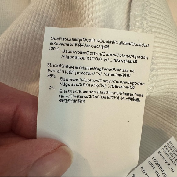 Boss White Hoodie with Multicolor Logo - Picture 10 of 10